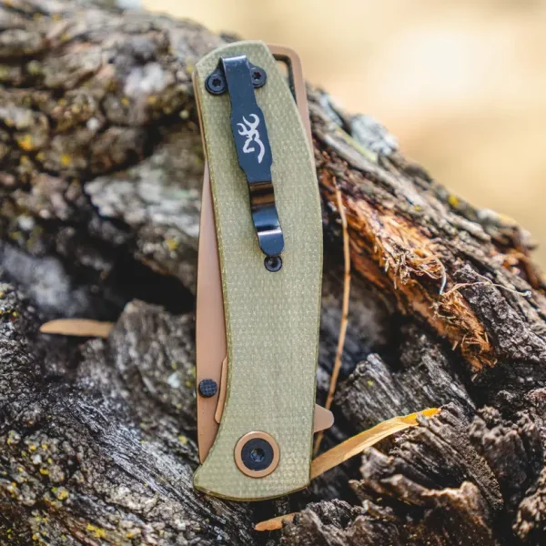 Navaja Browning Trailside Verde - 3220516B - Imagen 6