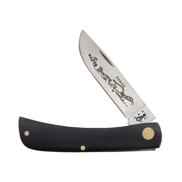 Navaja CASE Negra Smooth Sod Buster Jr Ref 95