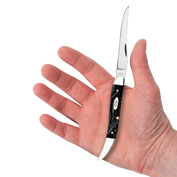 Mini Navaja CASE Negra Jigged Rough Medium Ref 18242 - Imagen 3