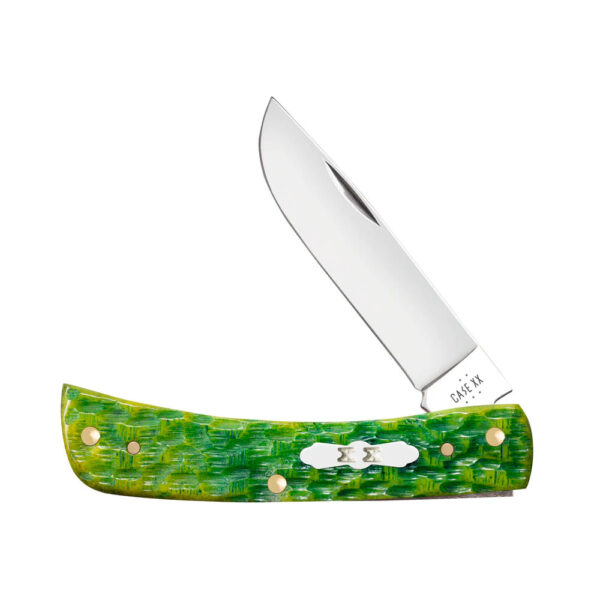 Navaja CASE Verde Hueso Sod Buster Jr Ref 27863