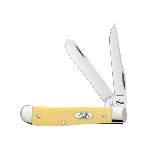 Navaja CASE Amarilla Smooth Mini Trapper Ref 80029