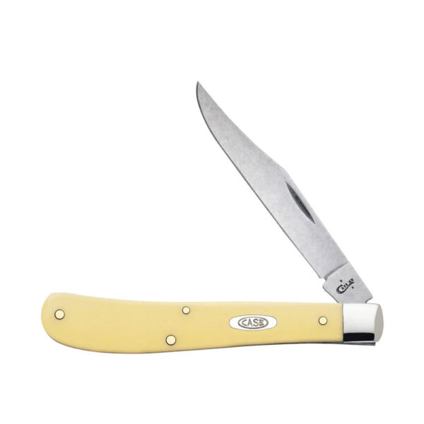 Navaja CASE Amarilla Smooth Slimline Trapper Ref 80031