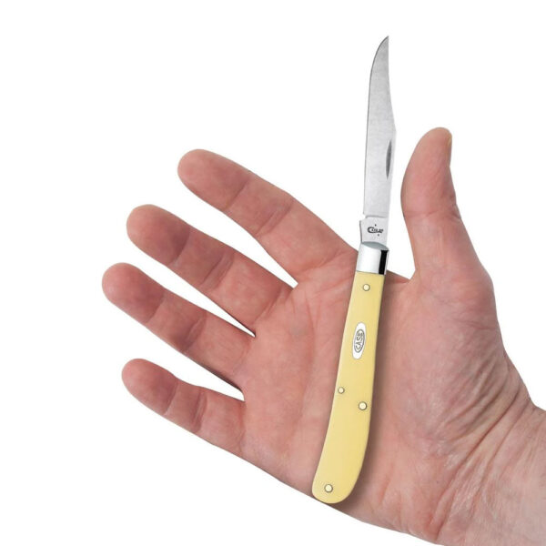 Navaja CASE Amarilla Smooth Slimline Trapper Ref 80031 - Imagen 3