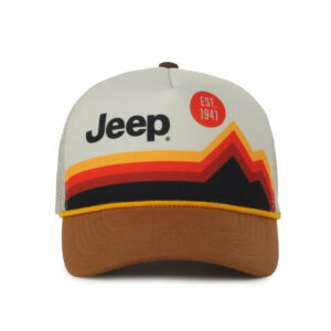 Gorra Outdoor Cap Jeep Logo Blanca JPMTN